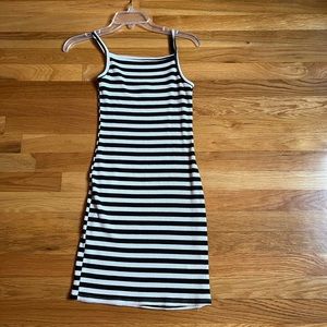 Fitted striped dress